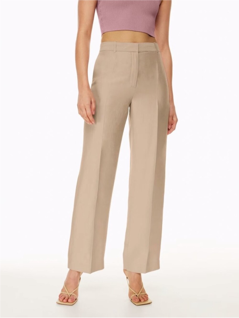 Aritzia Babaton agency pants in tan size 0